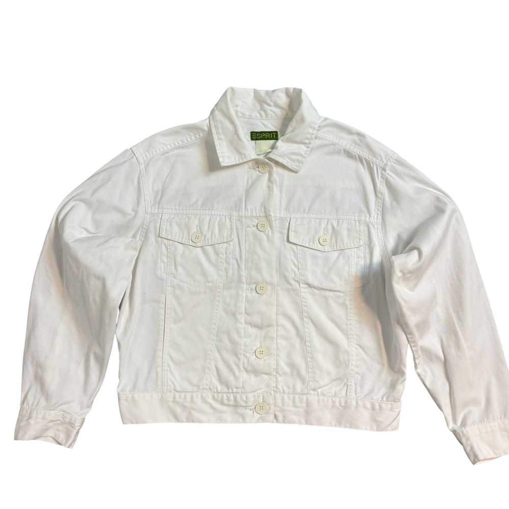 Esprit White Denim Jean Jacket